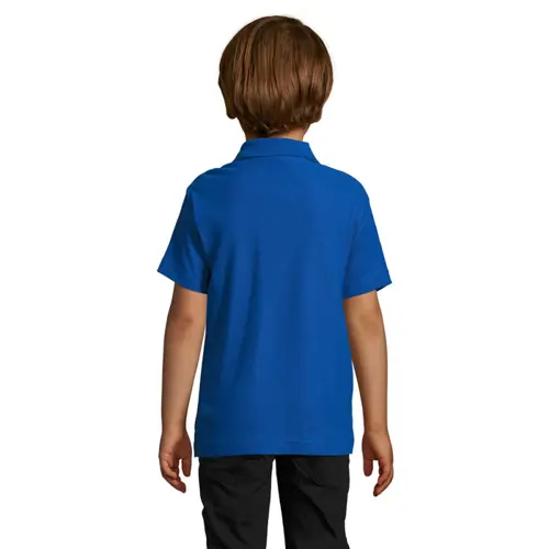 Maglietta polo da bambino unisex a maniche corte 100% cotone pettinato 170g