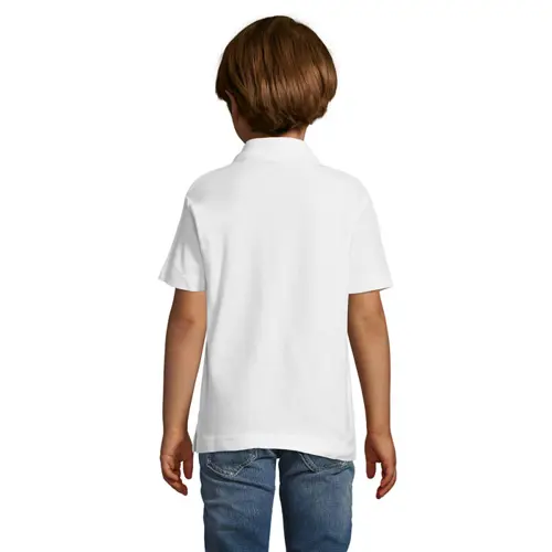 Maglietta polo da bambino unisex a maniche corte 100% cotone pettinato 170g