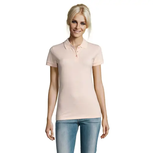 Maglietta polo SOL'S PERFECT da donna in 100% cotone pettinato ringspun piqué da 180gr