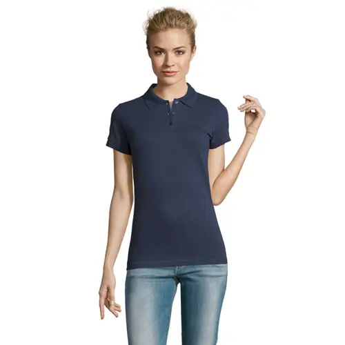Maglietta polo SOL'S PERFECT da donna in 100% cotone pettinato ringspun piqué da 180gr