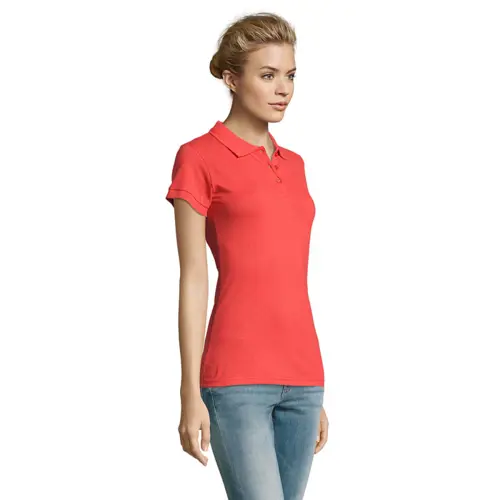Maglietta polo SOL'S PERFECT da donna in 100% cotone pettinato ringspun piqué da 180gr