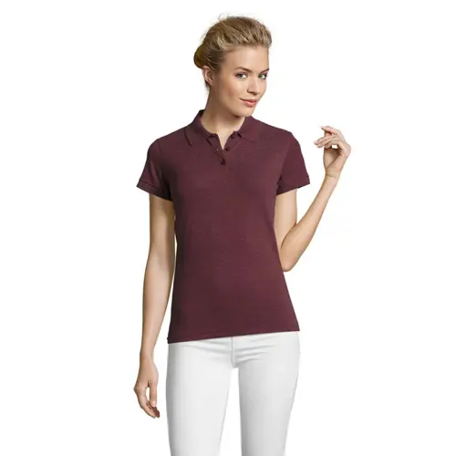 Maglietta polo SOL'S PERFECT da donna in 100% cotone pettinato ringspun piqué da 180gr