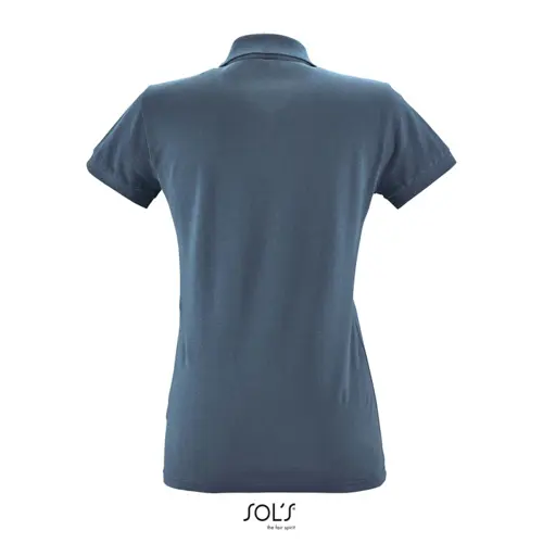 Maglietta polo SOL'S PERFECT da donna in 100% cotone pettinato ringspun piqué da 180gr
