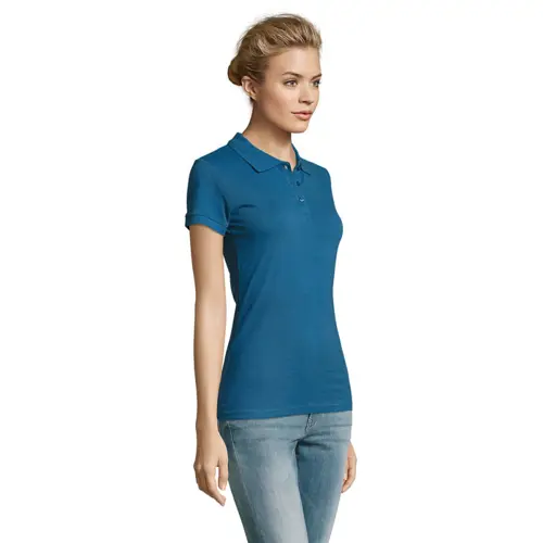 Maglietta polo SOL'S PERFECT da donna in 100% cotone pettinato ringspun piqué da 180gr