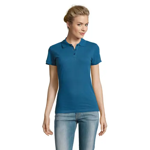 Maglietta polo SOL'S PERFECT da donna in 100% cotone pettinato ringspun piqué da 180gr