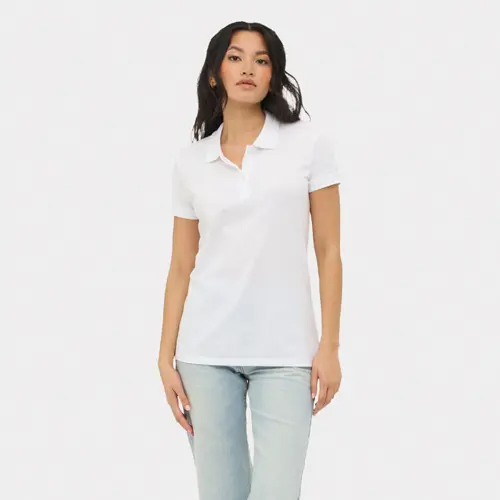 Maglietta polo SOL'S PERFECT da donna in 100% cotone pettinato ringspun piqué da 180gr