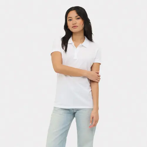 Maglietta polo SOL'S PERFECT da donna in 100% cotone pettinato ringspun piqué da 180gr