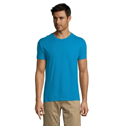T-shirt unisex colori assortiti a girocollo taglio regolare 100% cotone 150gr