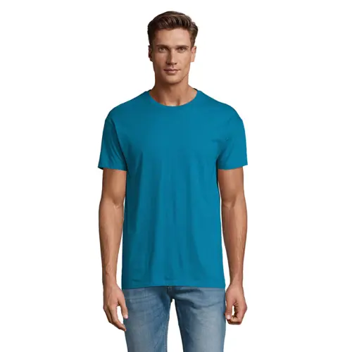 T-shirt unisex colori assortiti a girocollo taglio regolare 100% cotone 150gr