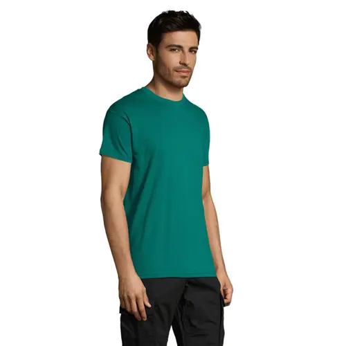 T-shirt unisex colori assortiti a girocollo taglio regolare 100% cotone 150gr