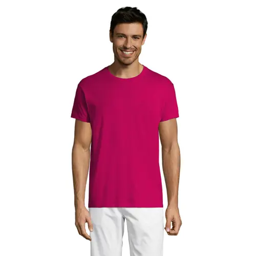 T-shirt unisex colori assortiti a girocollo taglio regolare 100% cotone 150gr