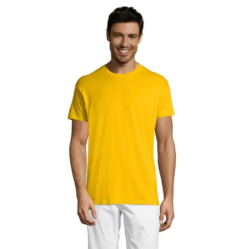 T-shirt unisex colori assortiti a girocollo taglio regolare 100% cotone 150gr