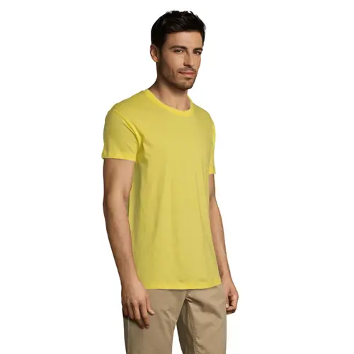 T-shirt unisex colori assortiti a girocollo taglio regolare 100% cotone 150gr