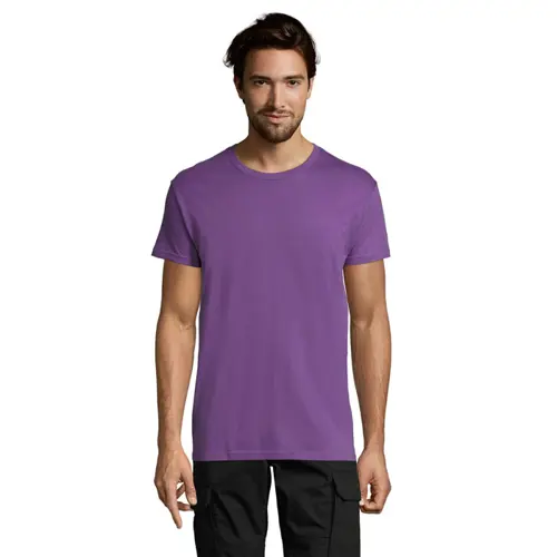 T-shirt unisex colori assortiti a girocollo taglio regolare 100% cotone 150gr