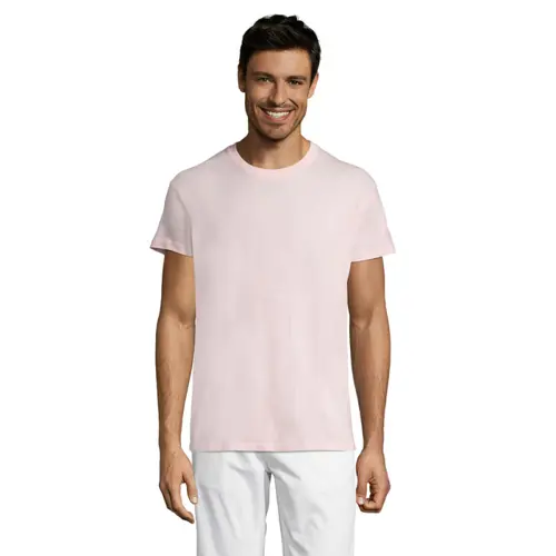T-shirt unisex colori assortiti a girocollo taglio regolare 100% cotone 150gr