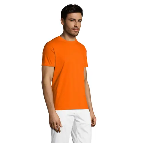 T-shirt unisex colori assortiti a girocollo taglio regolare 100% cotone 150gr