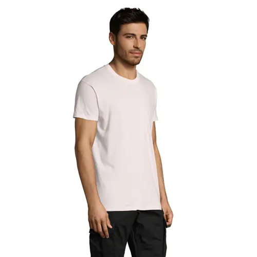 T-shirt unisex colori assortiti a girocollo taglio regolare 100% cotone 150gr