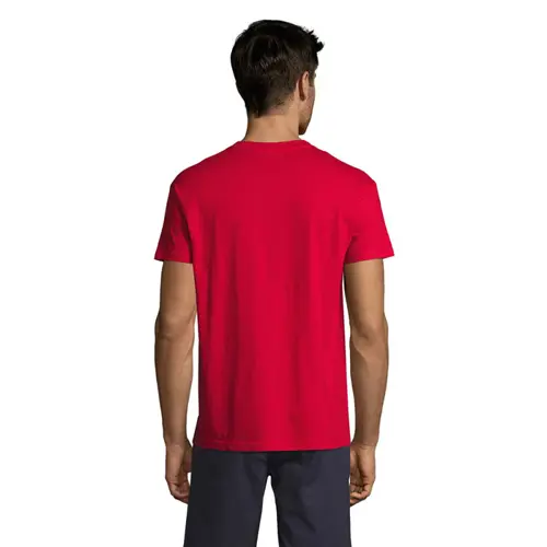 T-shirt unisex colori assortiti a girocollo taglio regolare 100% cotone 150gr
