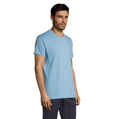 T-shirt unisex colori assortiti a girocollo taglio regolare 100% cotone 150gr