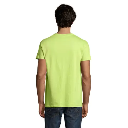 T-shirt da uomo colori assortiti a girocollo taglio regolare 100% cotone 190gr
