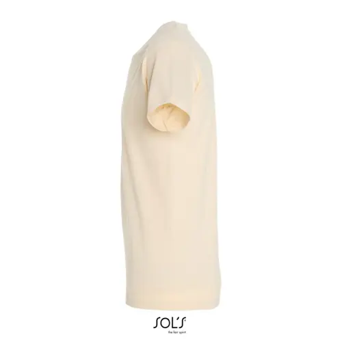 T-shirt da uomo colori assortiti a girocollo taglio regolare 100% cotone 190gr