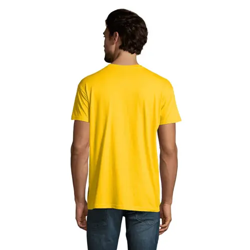 T-shirt da uomo colori assortiti a girocollo taglio regolare 100% cotone 190gr