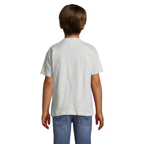 T-shirt da bambino unisex colori assortiti a girocollo taglio regolare 100% cotone 150gr