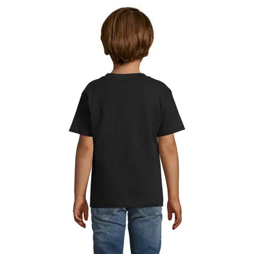 T-shirt da bambino unisex colori assortiti a girocollo taglio regolare 100% cotone 150gr