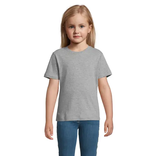 T-shirt da bambino unisex colori assortiti a girocollo taglio regolare 100% cotone 150gr