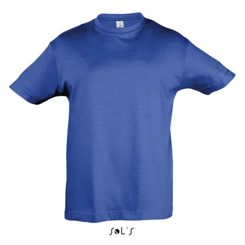 T-shirt da bambino unisex colori assortiti a girocollo taglio regolare 100% cotone 150gr