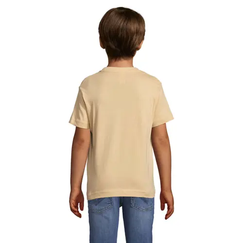 T-shirt da bambino unisex colori assortiti a girocollo taglio regolare 100% cotone 150gr