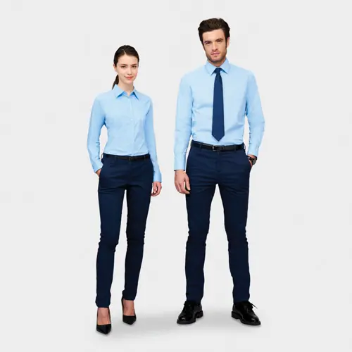 Camicia SOL'S BRIGHTON da uomo a maniche lunghe in cotone elasticizzato da 140gr