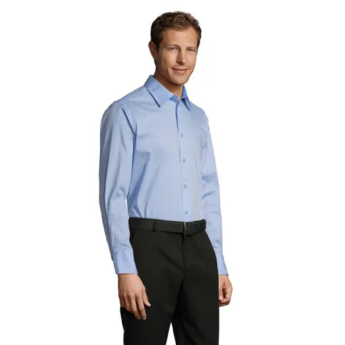 Camicia SOL'S BRIGHTON da uomo a maniche lunghe in cotone elasticizzato da 140gr