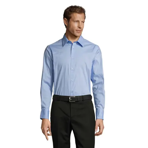 Camicia SOL'S BRIGHTON da uomo a maniche lunghe in cotone elasticizzato da 140gr