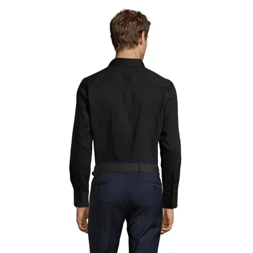Camicia SOL'S BRIGHTON da uomo a maniche lunghe in cotone elasticizzato da 140gr