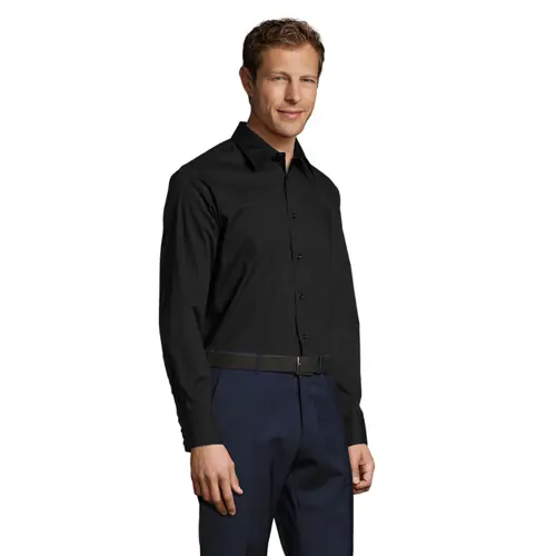 Camicia SOL'S BRIGHTON da uomo a maniche lunghe in cotone elasticizzato da 140gr