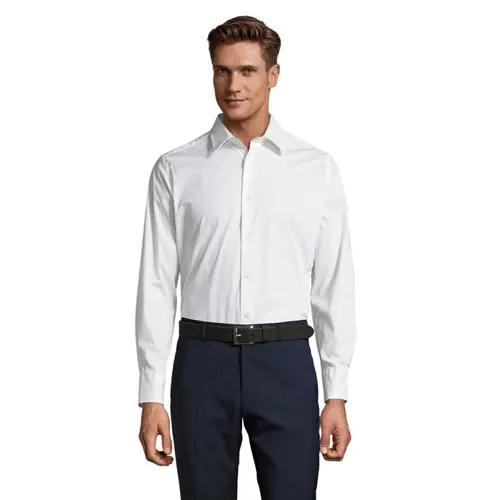 Camicia SOL'S BRIGHTON da uomo a maniche lunghe in cotone elasticizzato da 140gr