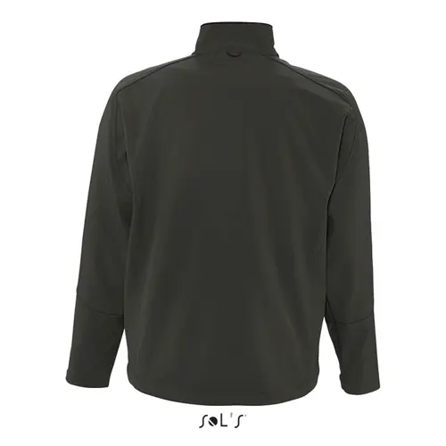 Giacca softshell da uomo colori assortiti impermeabile e traspirante taglio aderente in poliestere 340gr