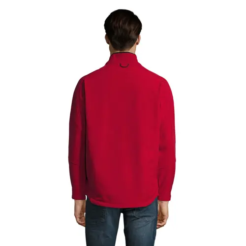 Giacca softshell da uomo colori assortiti impermeabile e traspirante taglio aderente in poliestere 340gr