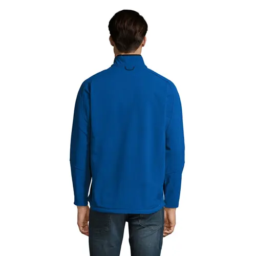Giacca softshell da uomo colori assortiti impermeabile e traspirante taglio aderente in poliestere 340gr