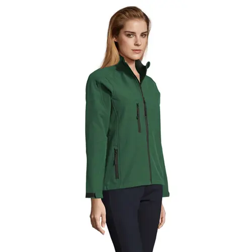 Giacca softshell da donna colori assortiti impermeabile e traspirante in poliestere 340gr