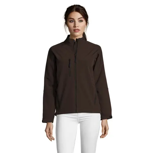 Giacca softshell da donna colori assortiti impermeabile e traspirante in poliestere 340gr