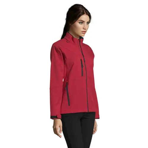 Giacca softshell da donna colori assortiti impermeabile e traspirante in poliestere 340gr