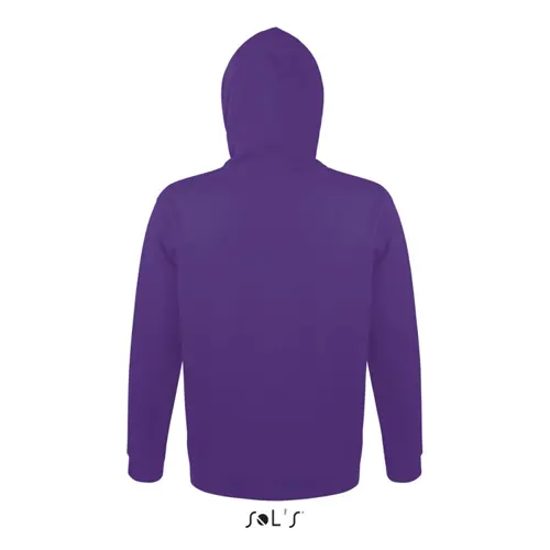 Felpa da adulto unisex colori assortiti con cappuccio e tasca a marsupio taglio aderente in cotone e poliestere 280gr