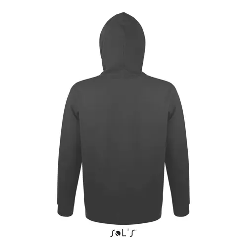Felpa da adulto unisex colori assortiti con cappuccio e tasca a marsupio taglio aderente in cotone e poliestere 280gr
