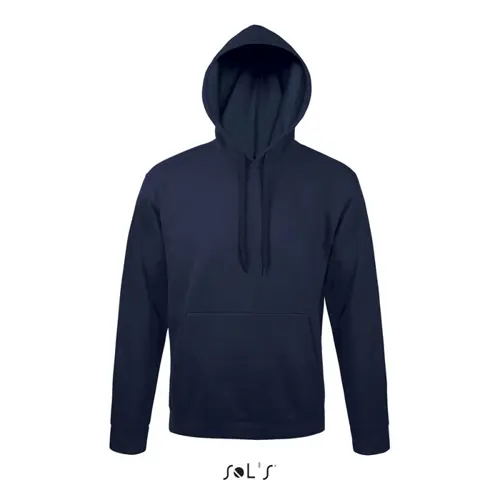 Felpa da adulto unisex colori assortiti con cappuccio e tasca a marsupio taglio aderente in cotone e poliestere 280gr