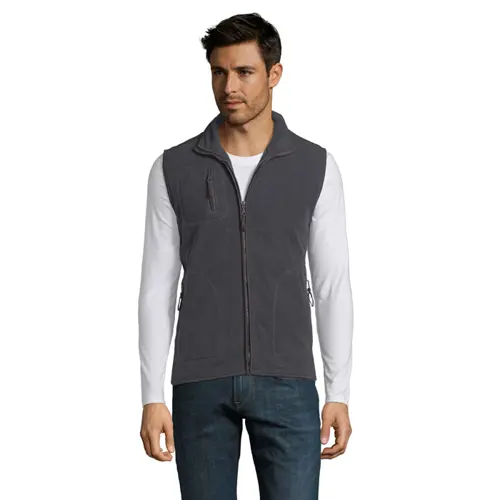 Gilet unisex in poliestere con tre tasche a taglio dritto da 320gr