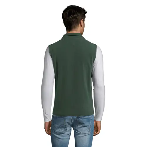 Gilet unisex in poliestere con tre tasche a taglio dritto da 320gr
