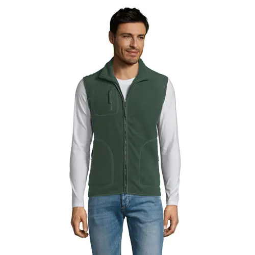 Gilet unisex in poliestere con tre tasche a taglio dritto da 320gr