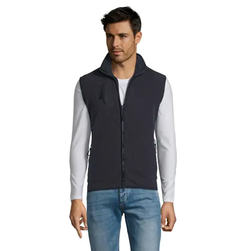 Gilet unisex in poliestere con tre tasche a taglio dritto da 320gr